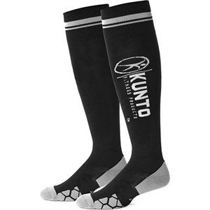 Kunto Fitness Graduated Compression Socks for Men and Women (Medium, Black)